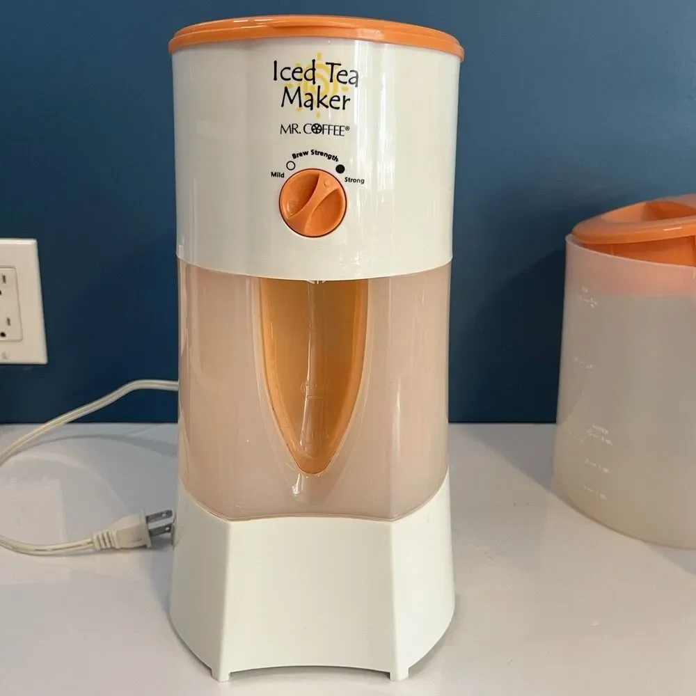 Mr Coffee Iced Tea Maker 3 Quart TM70AE Orange Box + Directions Tested